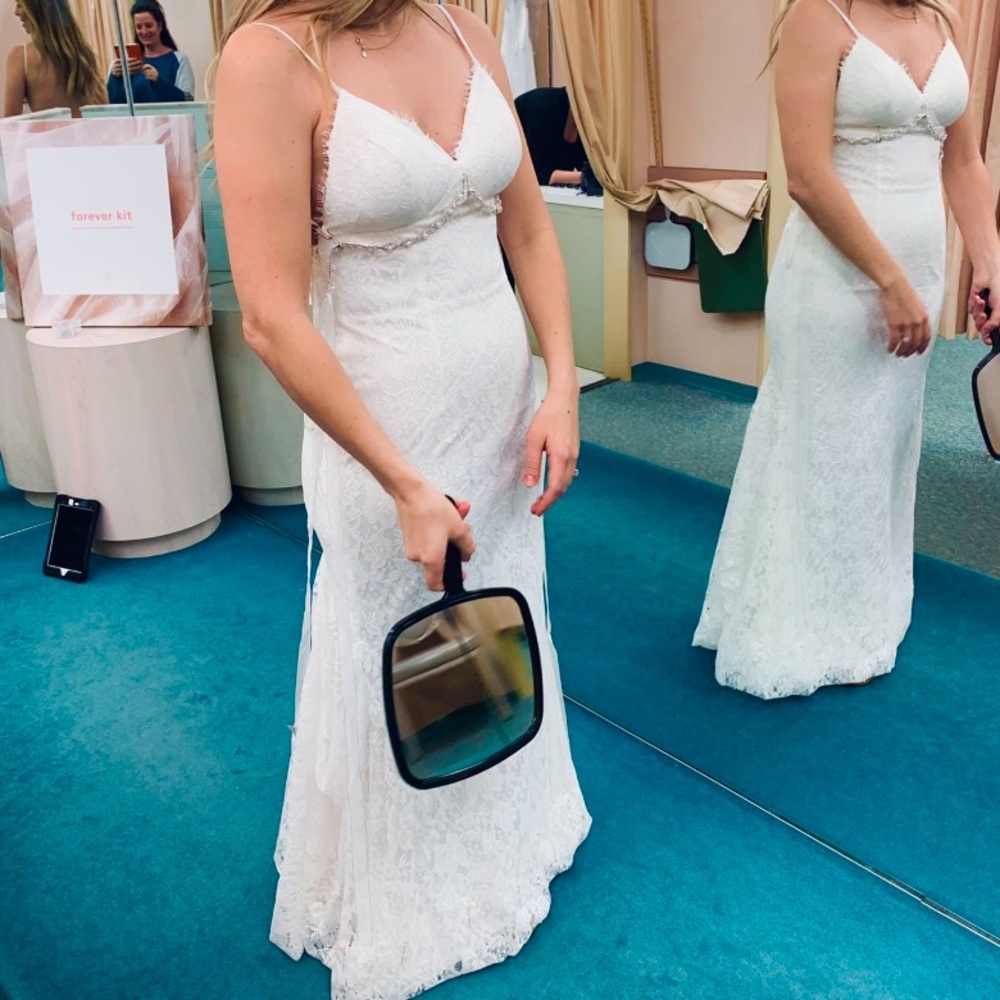 Brand new Galina trumpet/mermaid wedding dress. - Picture 7 of 8